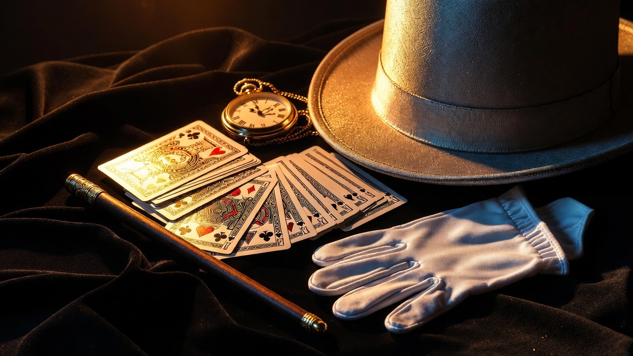 Accessoires de magie d'Adam, magicien professionnel à Nîmes